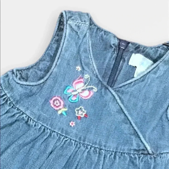 Carter’s Denim Strapless Girls  Dress - Picture 2 of 5